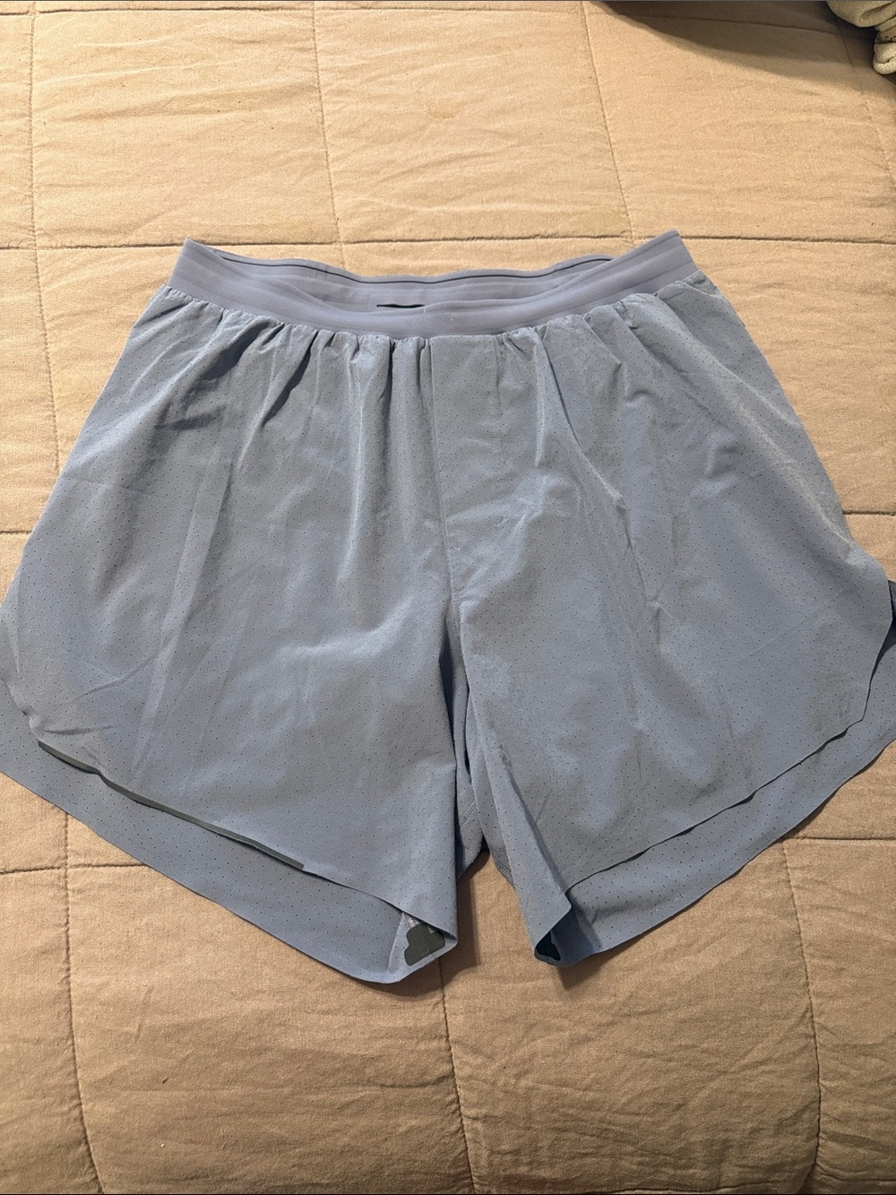 Luluemon fast and Free Lilac Men's Running Shorts